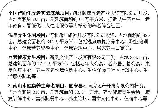 固安县“十三五”养老服务发展路径探析 基于国民经济和社会发展规划纲要的解读